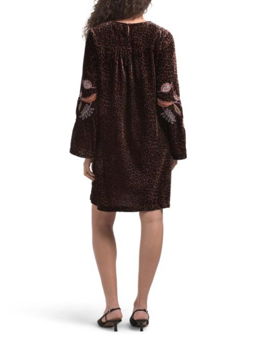JOHNNY WAS Kimono Sleeve Swing Mini Dress - Picture 2 of 4